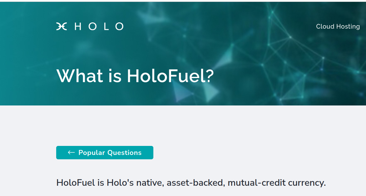 Did Holochain ever get around to it?